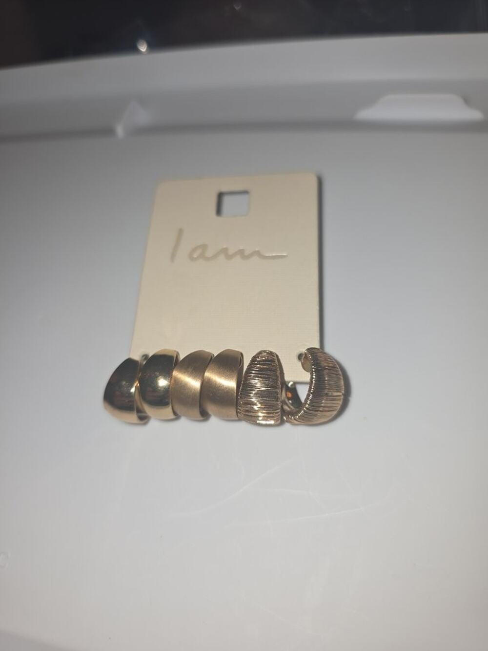 Set of Gold-Tone Ear Cuffs by Iam